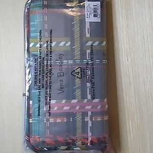 7.5 x 4 inches Vera Bradley RFID Wallet Midtown Wristlet City Plaid